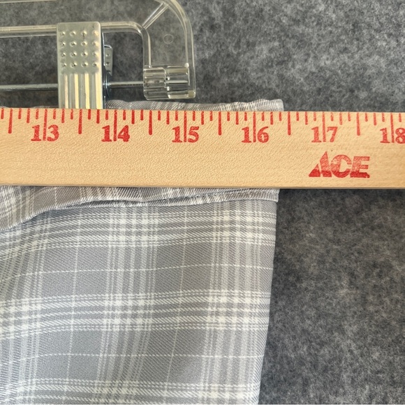 MARE MARE X ANTHROPOLOGIE Strapless Button Down Tie Front Top Grey Size Medium - Picture 4 of 7